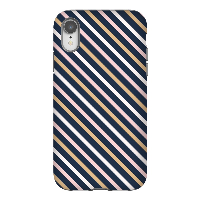 iPhone Xr StrongFit Striped Background I by Bledi