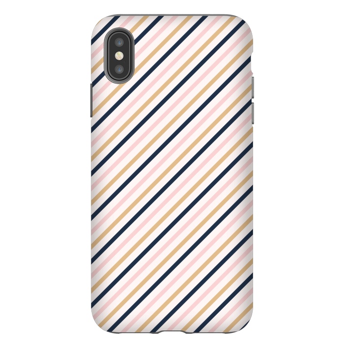 iPhone Xs Max StrongFit Striped Background II by Bledi