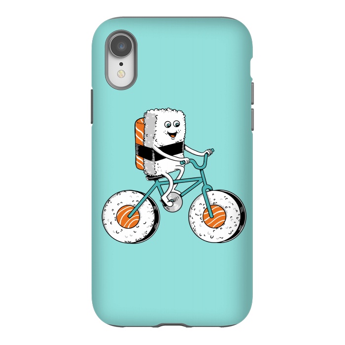 iPhone Xr StrongFit Sushi Bicycle by Coffee Man