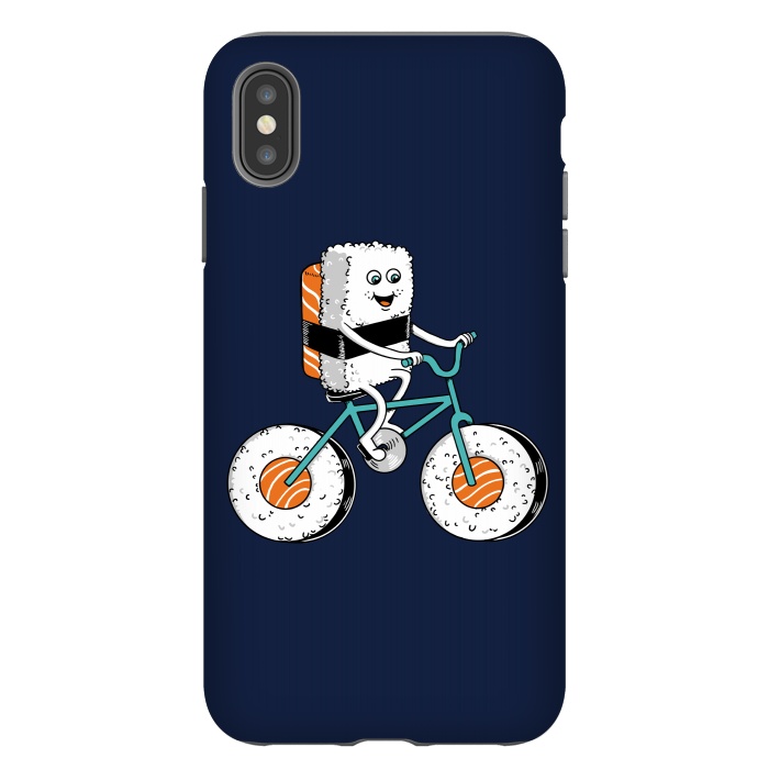 iPhone Xs Max StrongFit Sushi Bike by Coffee Man