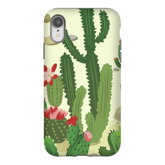 iPhone Xr StrongFit Cactus Variety III by Bledi