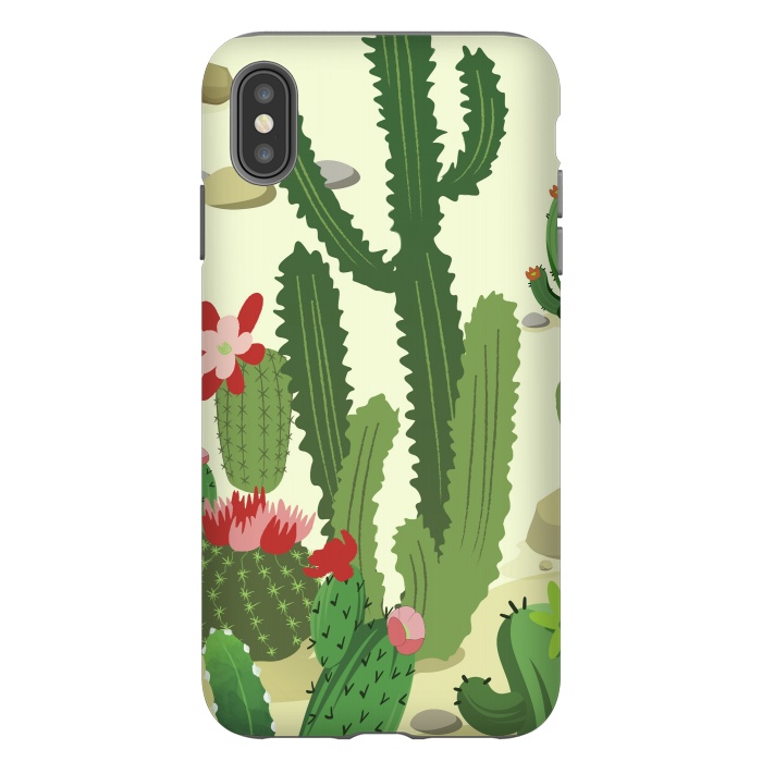 iPhone Xs Max StrongFit Cactus Variety III by Bledi