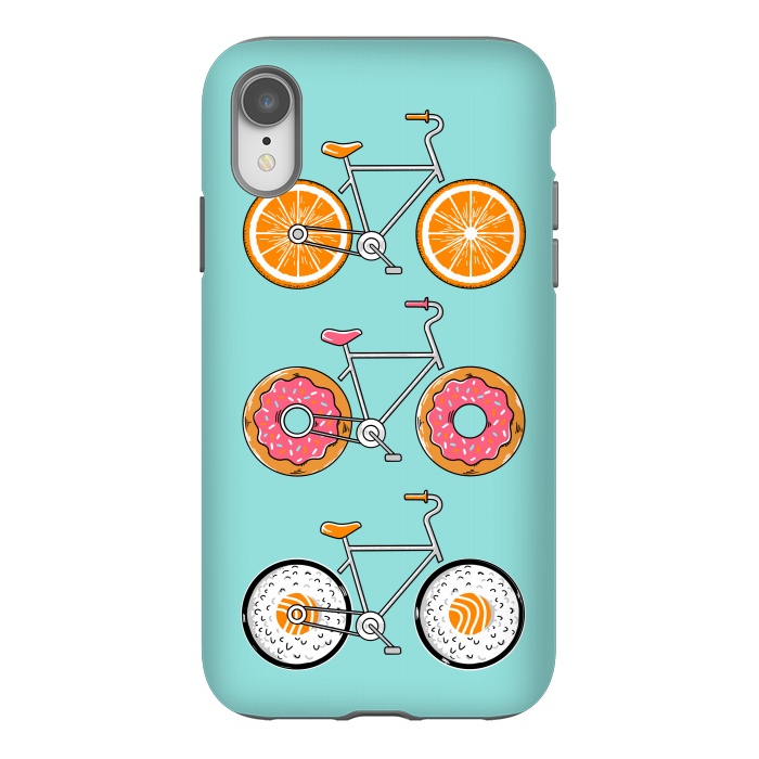 iPhone Xr StrongFit Food Bicycle by Coffee Man
