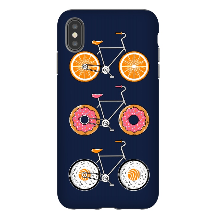 iPhone Xs Max StrongFit Food Bicycle 2 by Coffee Man