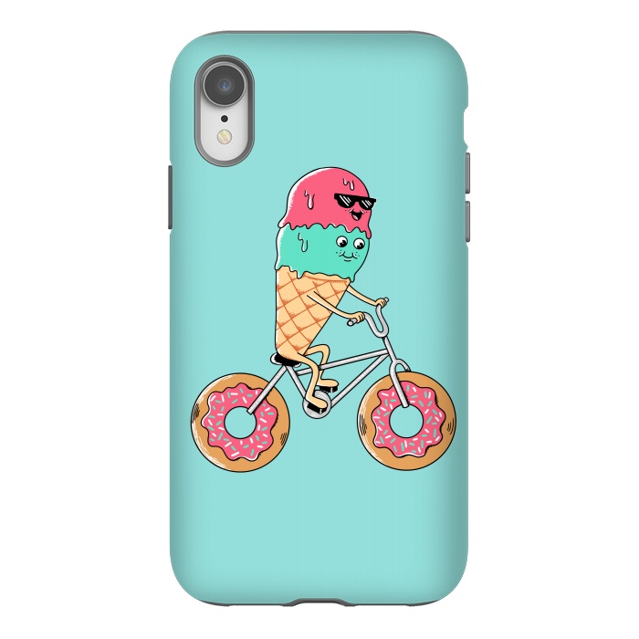 iPhone Xr StrongFit Donut Bicycle by Coffee Man