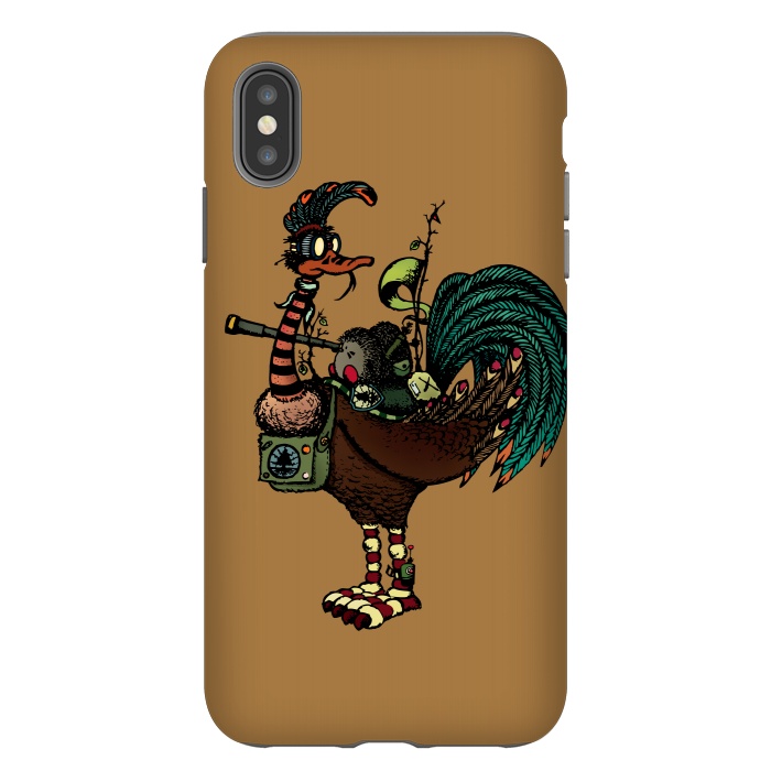 iPhone Xs Max StrongFit NATURE WARRIORS - SCOUTS - COLOR V by Mangulica
