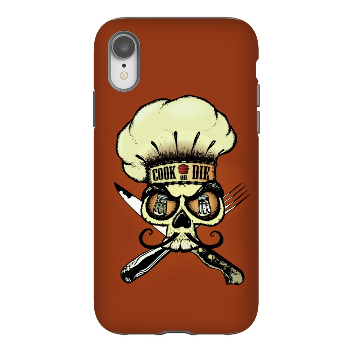 iPhone Xr StrongFit COOK OR DIE by Mangulica