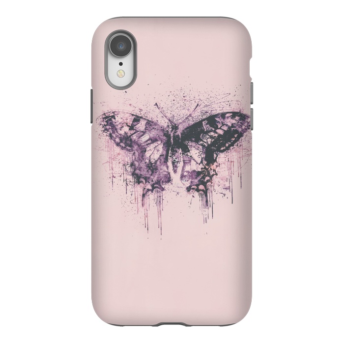 iPhone Xr StrongFit Artsy Butterfly  by Andrea Haase