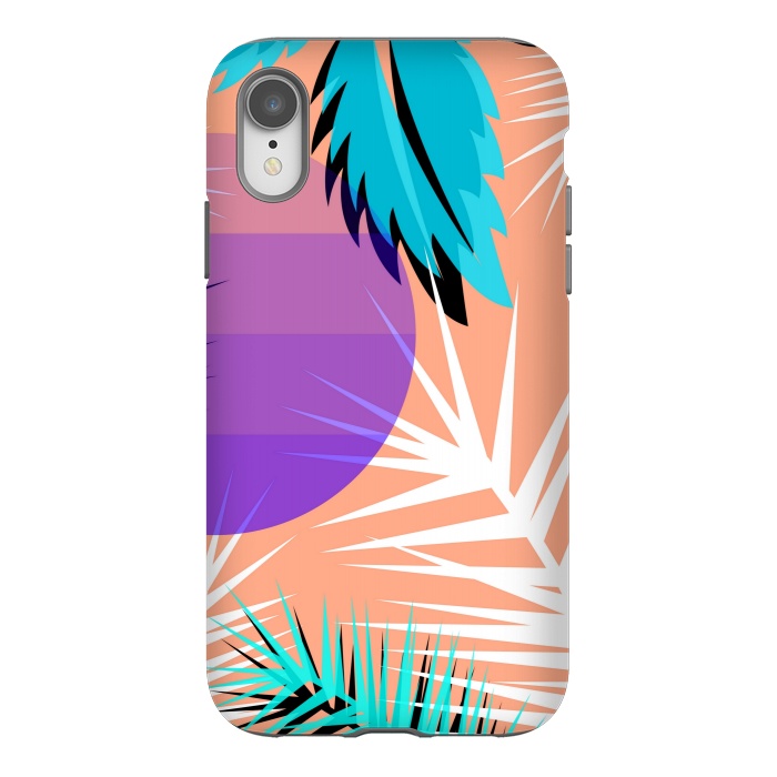 iPhone Xr StrongFit tropical pattern by MALLIKA