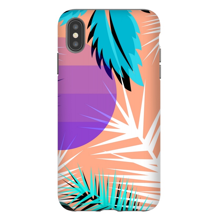 iPhone Xs Max StrongFit tropical pattern by MALLIKA