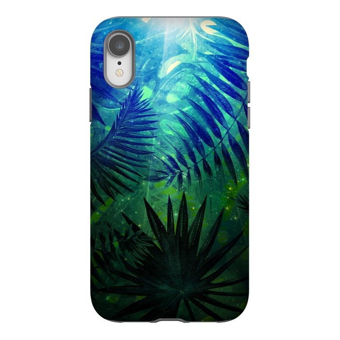 iPhone Xr StrongFit Aloha Blue Jungle Night by  Utart