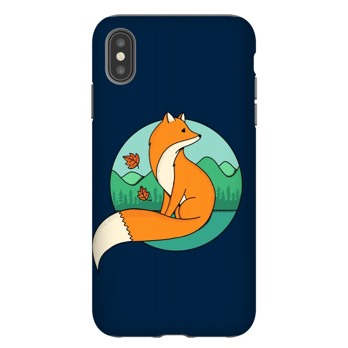 iPhone Xs Max StrongFit Fox 2 by Coffee Man