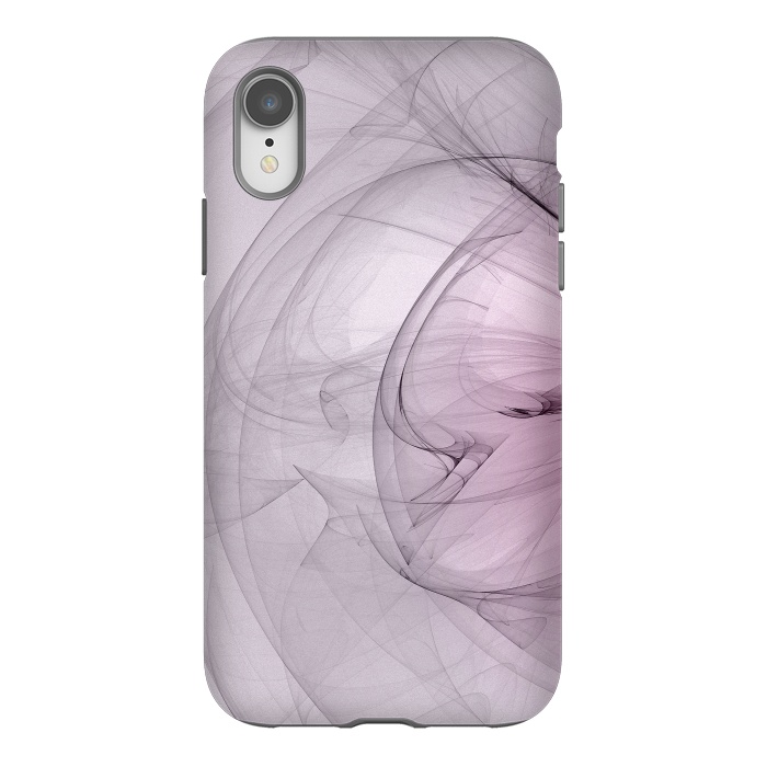 iPhone Xr StrongFit Purple Fractal Dreams by Andrea Haase