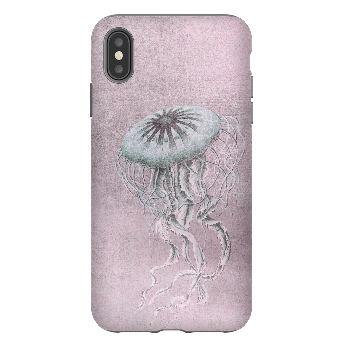 iPhone Xs Max StrongFit Jellyfish Underwater Creature by Andrea Haase