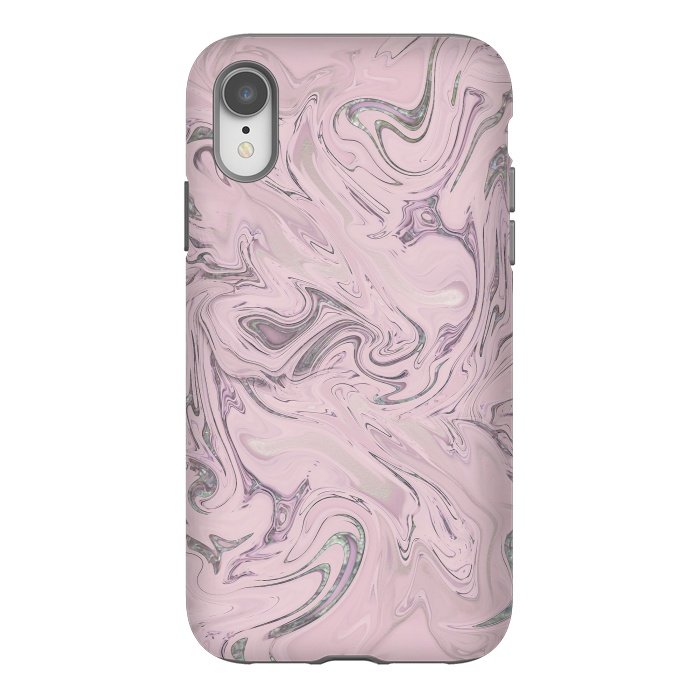 iPhone Xr StrongFit Retro Style Marble Soft Pastel 2 by Andrea Haase