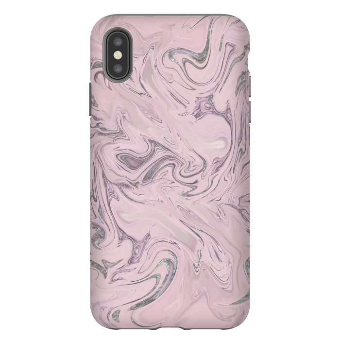 iPhone Xs Max StrongFit Retro Style Marble Soft Pastel 2 by Andrea Haase