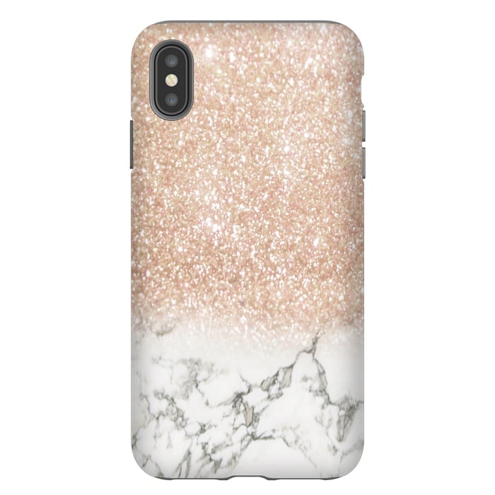 iPhone Xs Max StrongFit Marble & Stardust Ombre by ''CVogiatzi.
