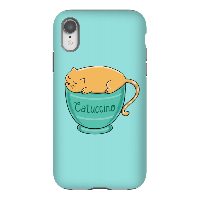 iPhone Xr StrongFit Cattuccino by Coffee Man