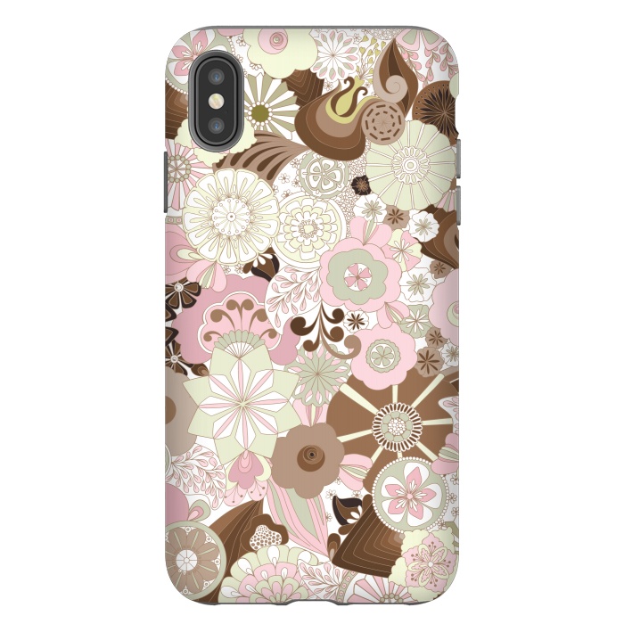 iPhone Xs Max StrongFit Flowers, Flowers Everywhere by Paula Ohreen