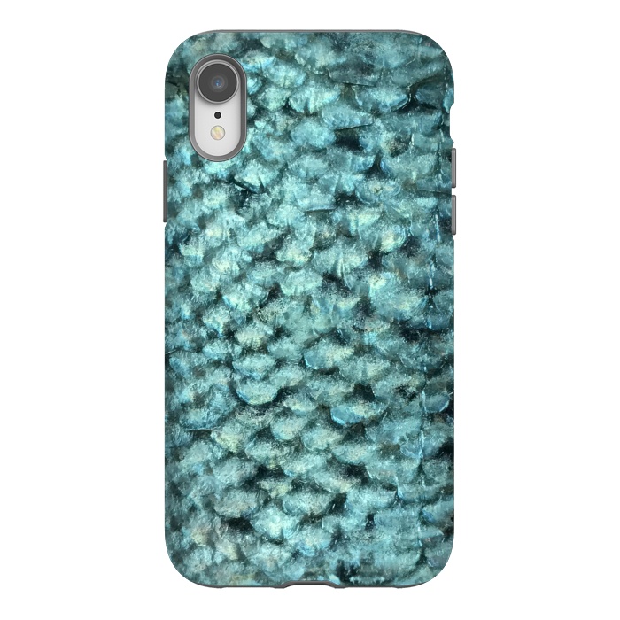 iPhone Xr StrongFit Shimmering Fish Scale  by Andrea Haase