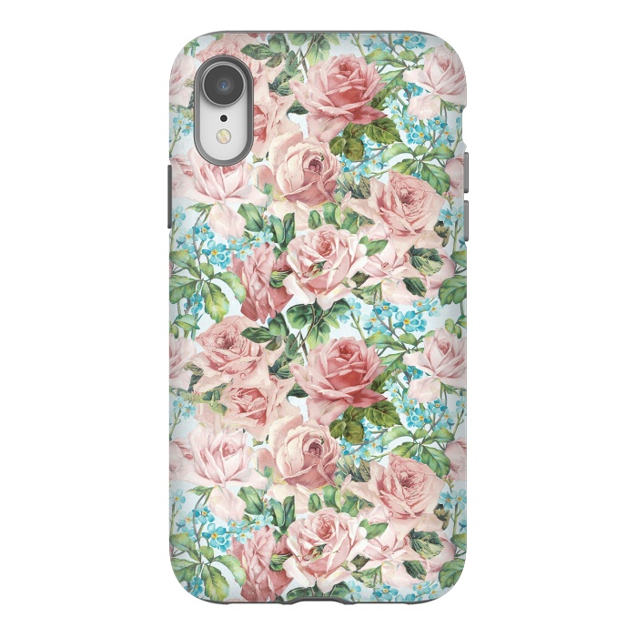 iPhone Xr StrongFit Retro Flower Dream by  Utart