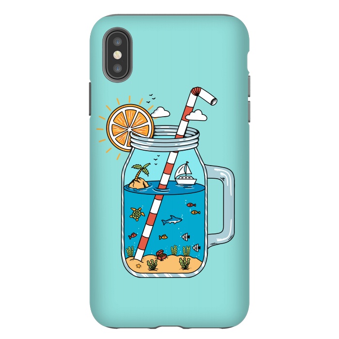 iPhone Xs Max StrongFit Drink Landscape by Coffee Man