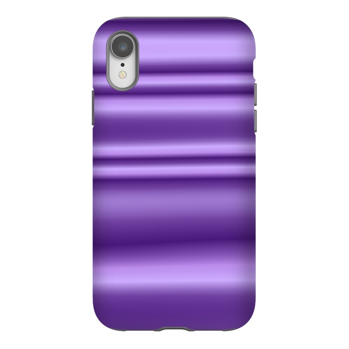 iPhone Xr StrongFit Shiny Purple by Andrea Haase