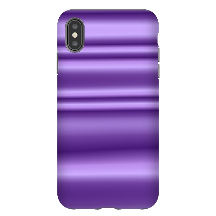 iPhone Xs Max StrongFit Shiny Purple by Andrea Haase