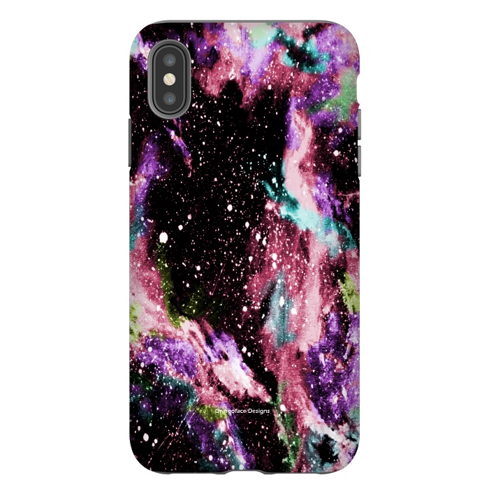 iPhone Xs Max StrongFit Cotton Candy Galaxy by Gringoface Designs