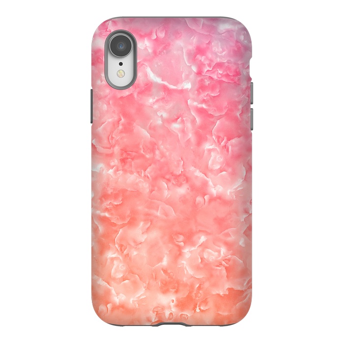iPhone Xr StrongFit Pink Mother of Pearl Pattern by  Utart