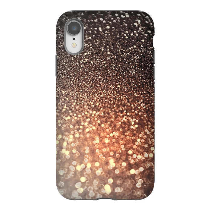 iPhone Xr StrongFit Cappuccino Glitter by  Utart