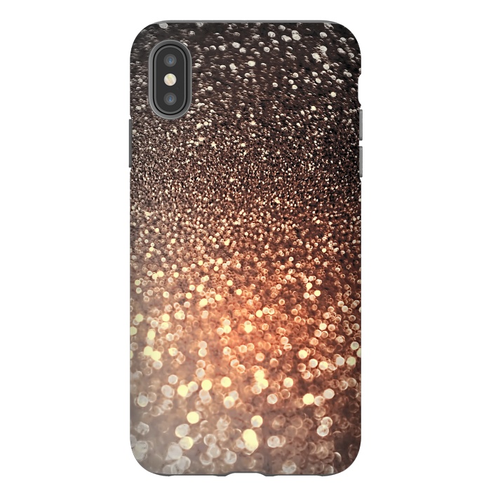 iPhone Xs Max StrongFit Cappuccino Glitter by  Utart