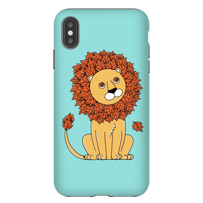 iPhone Xs Max StrongFit Lion by Coffee Man