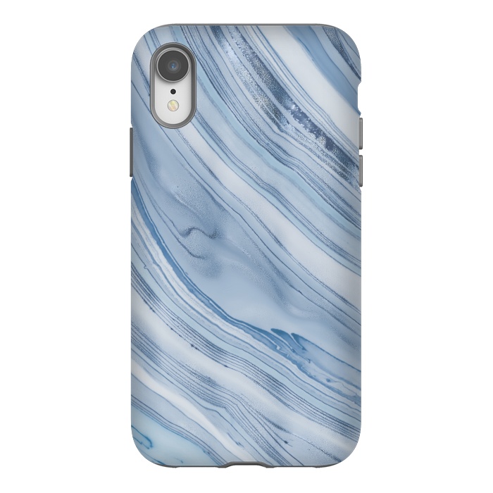 iPhone Xr StrongFit Blue Marble Elegance 2 by Andrea Haase