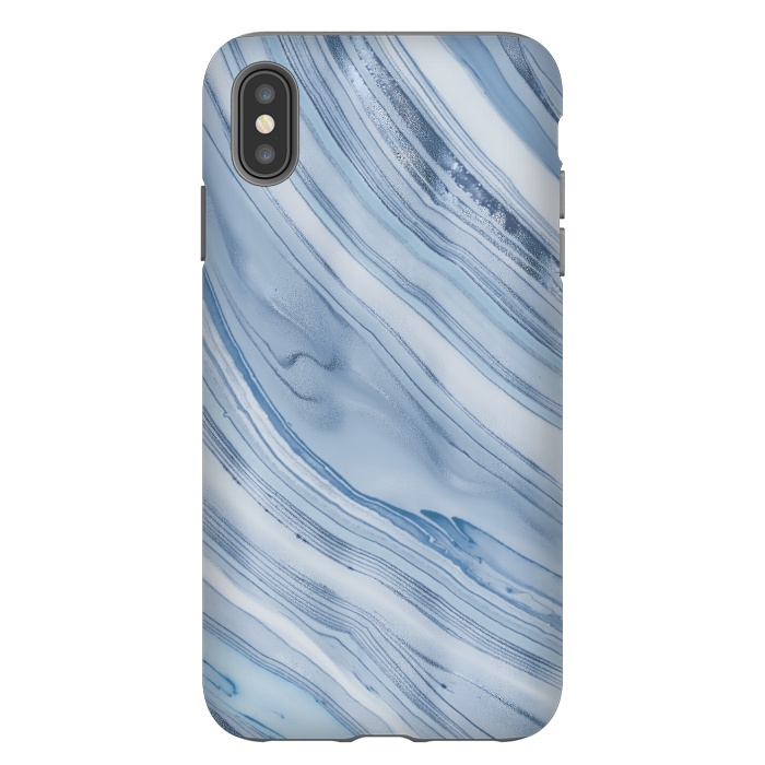 iPhone Xs Max StrongFit Blue Marble Elegance 2 by Andrea Haase