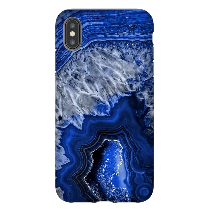 iPhone Xs Max StrongFit Night Blue Agate by  Utart