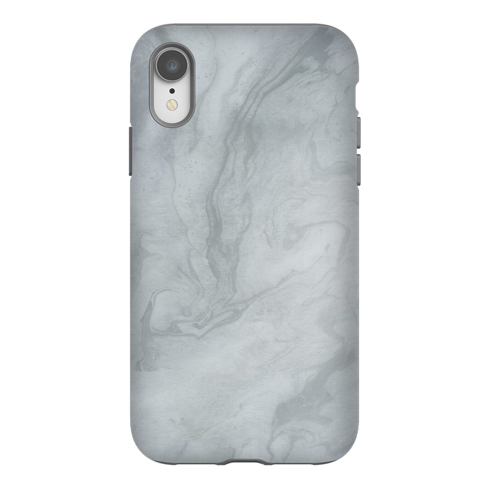 iPhone Xr StrongFit Gray Marble 2 by Andrea Haase
