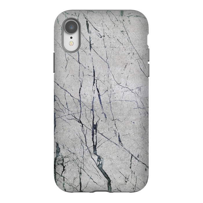 iPhone Xr StrongFit Marbled Concrete by Andrea Haase