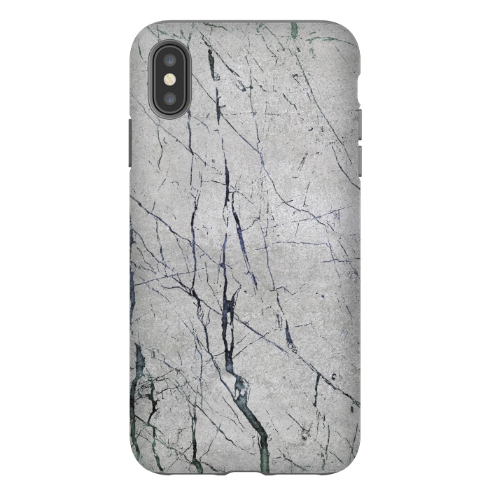iPhone Xs Max StrongFit Marbled Concrete by Andrea Haase