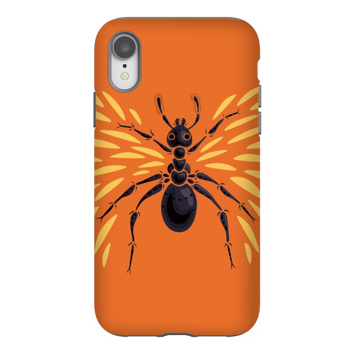 iPhone Xr StrongFit Winged Ant  Abstract Art by Boriana Giormova