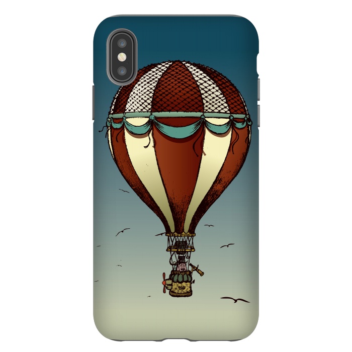 iPhone Xs Max StrongFit Fantastic voyage of Mr.Pig by Mangulica