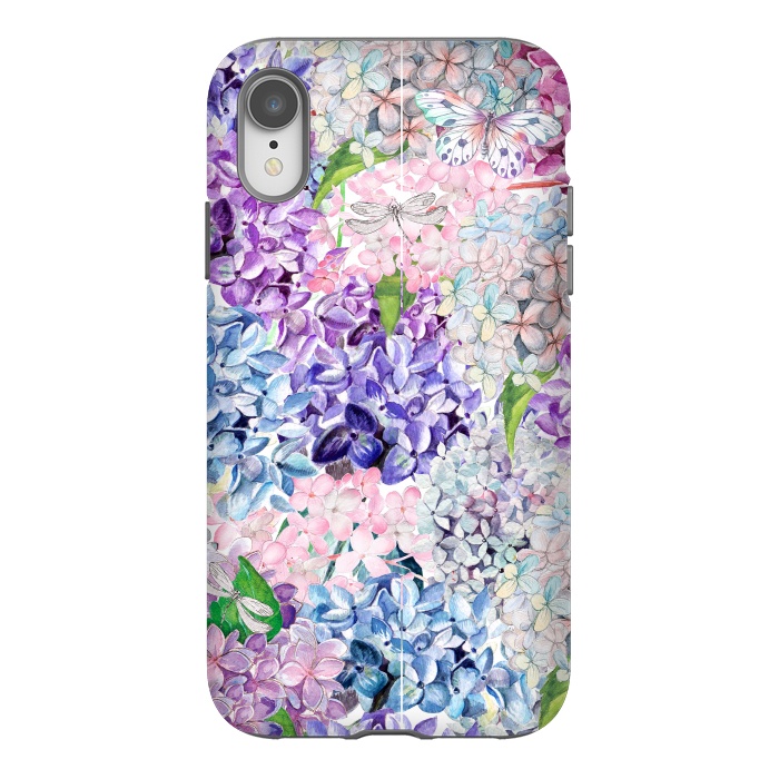 iPhone Xr StrongFit Purple Vintage Lilacs  by  Utart