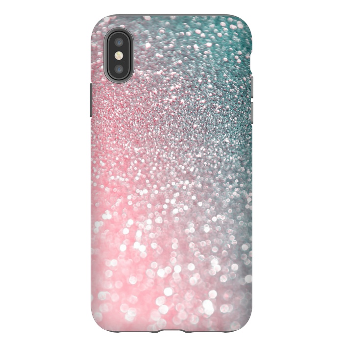 iPhone Xs Max StrongFit Ice Pink Faux Glitter by  Utart