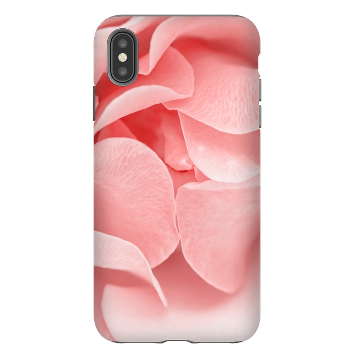 iPhone Xs Max StrongFit Pink Rose Blossom by  Utart
