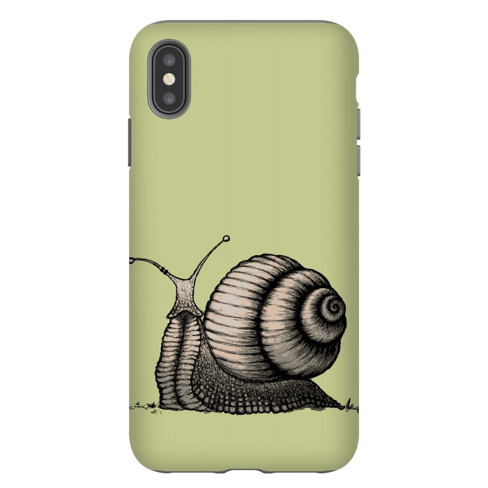 iPhone Xs Max StrongFit SNAIL by Mangulica