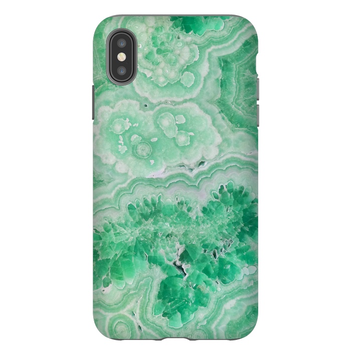 iPhone Xs Max StrongFit Mint Green Agate by  Utart