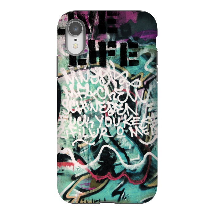iPhone Xr StrongFit Graffiti Art Writing by Andrea Haase