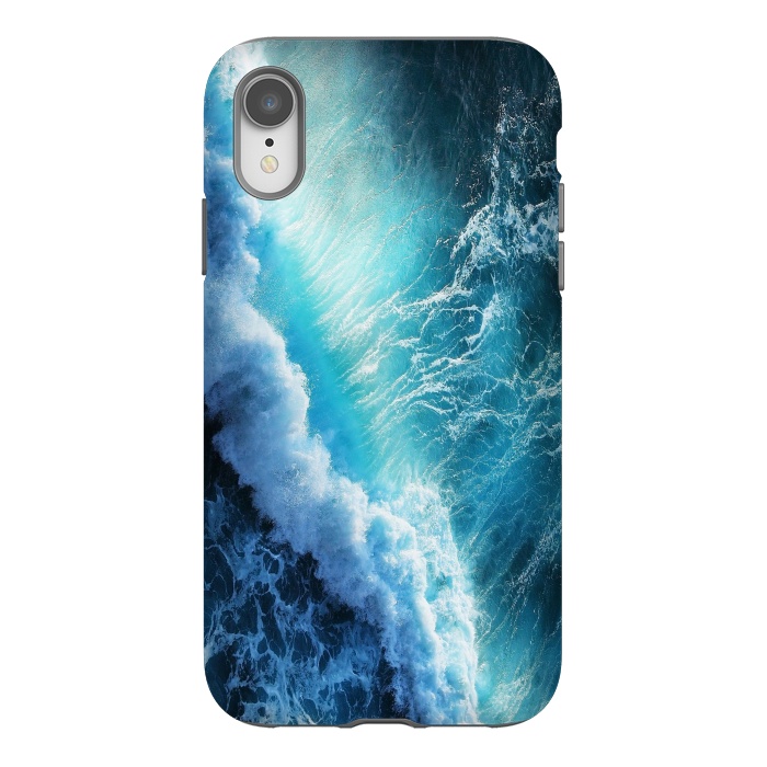iPhone Xr StrongFit Waving Blue by ''CVogiatzi.