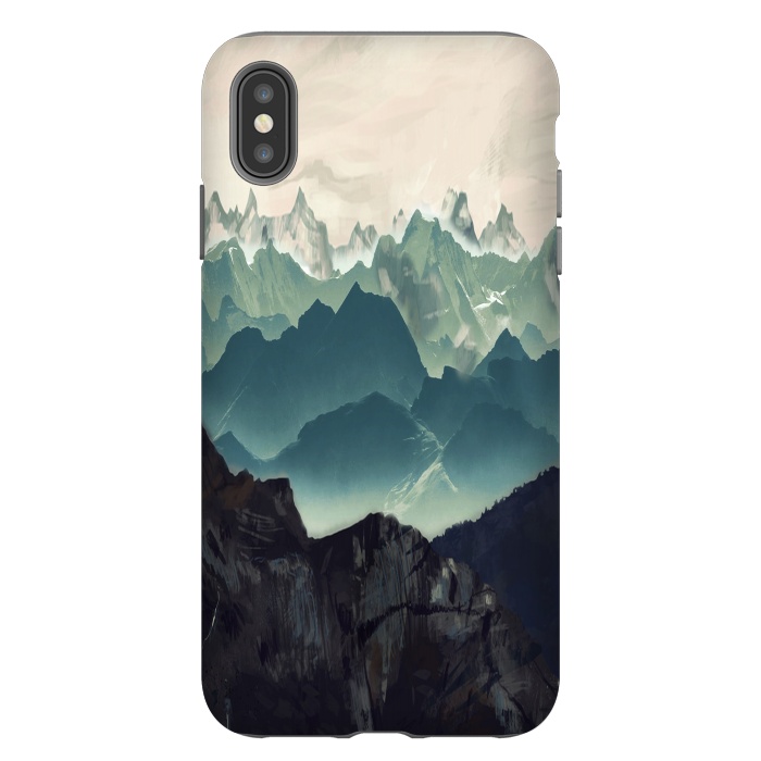 iPhone Xs Max StrongFit Shades of Mountain by ''CVogiatzi.
