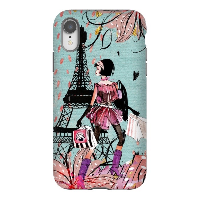 iPhone Xr StrongFit Fashion Girl in Paris by  Utart